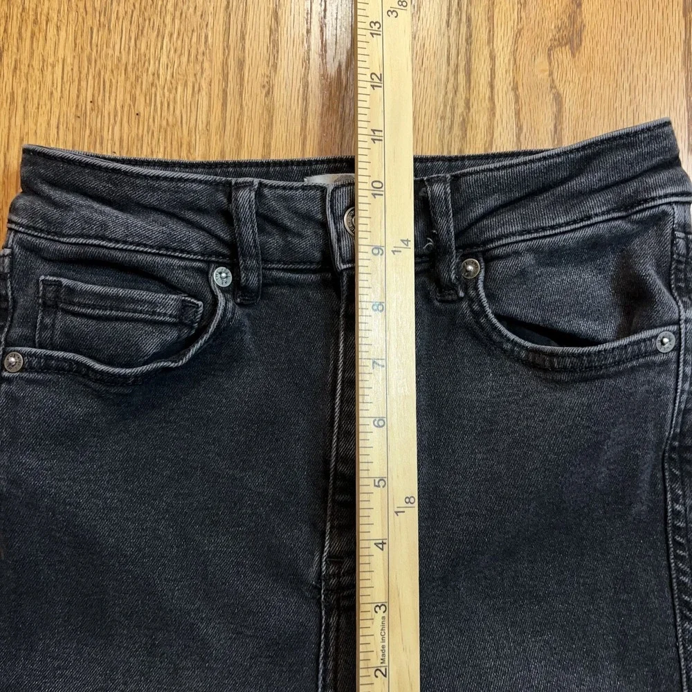 Free People‎ We the Free Black Women's 26 (24X30) Raw Hem Skinny Jeans